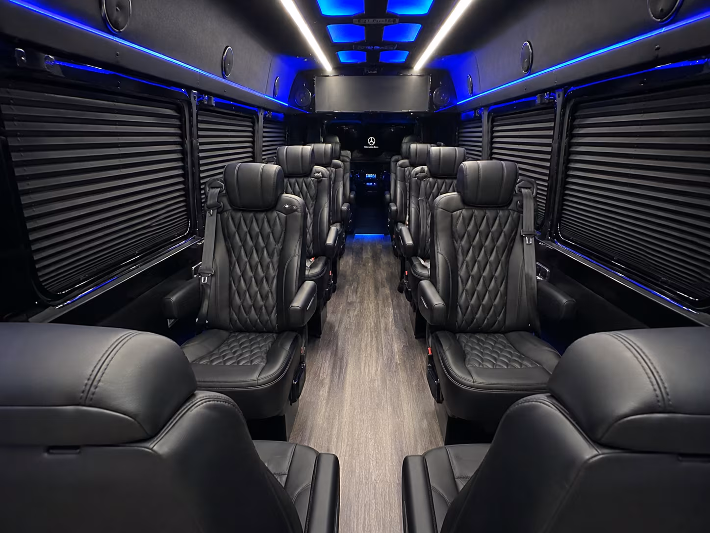 8 passenger sprinter van inside