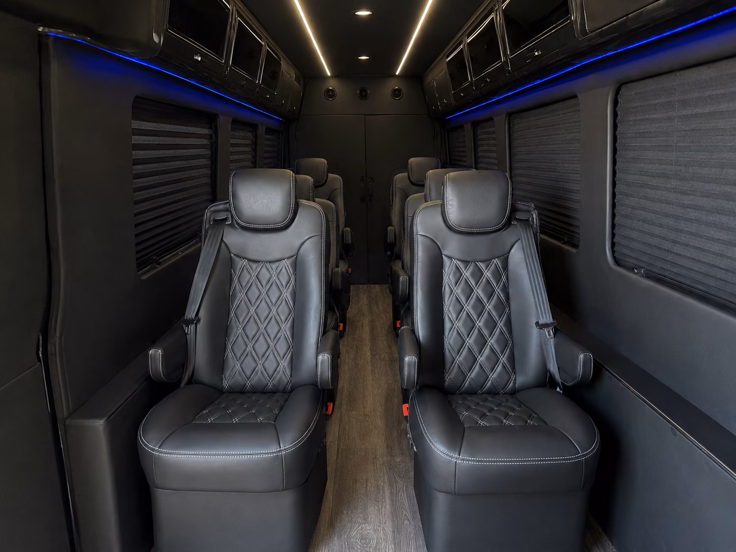 ann arbor 15 passenger sprinter van interior