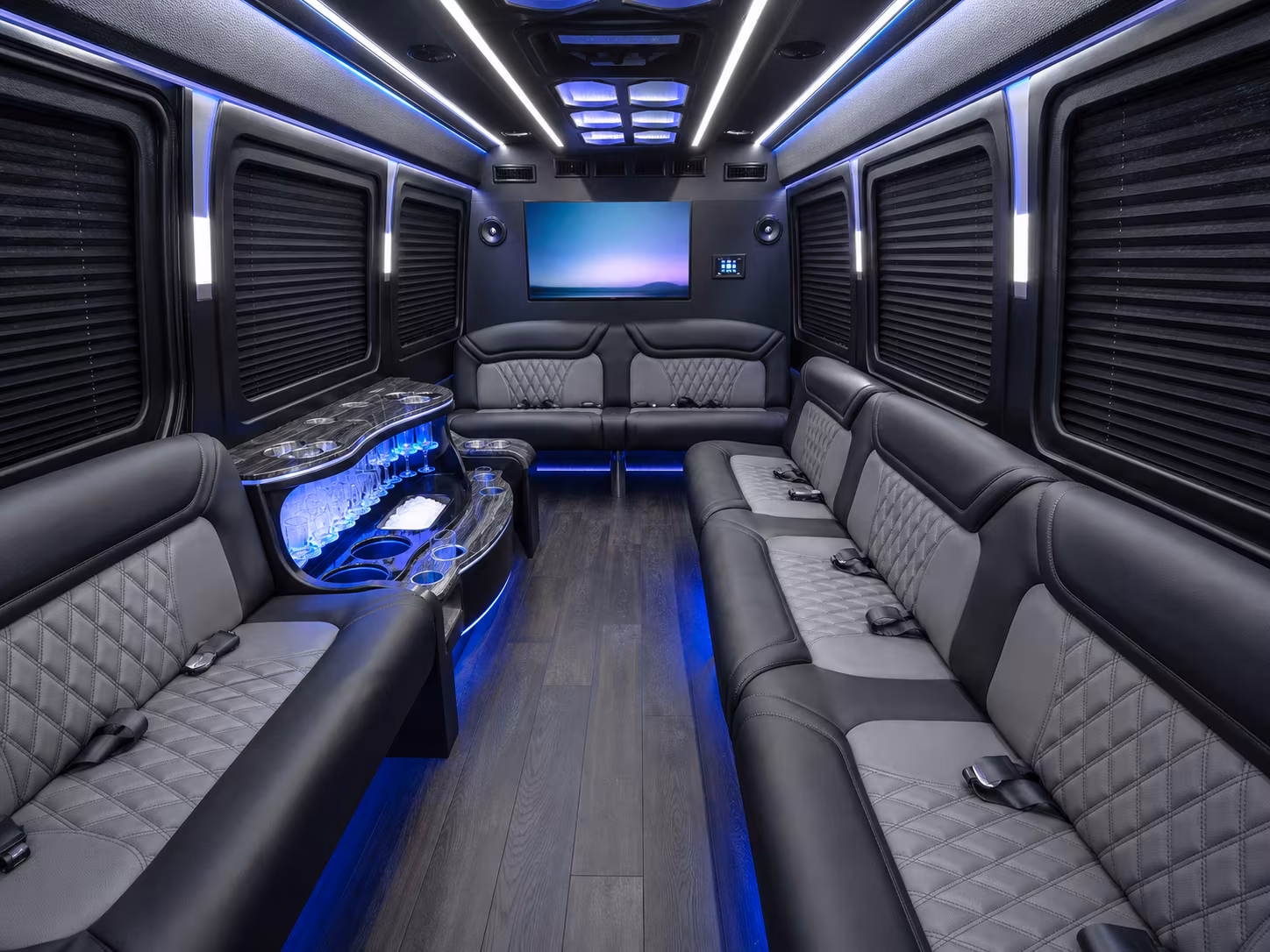 ann arbor sprinter limousine inside