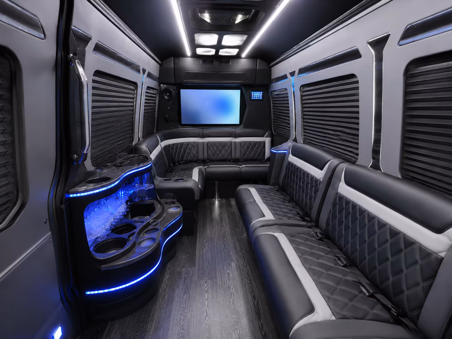 ann arbor sprinter limousine interior
